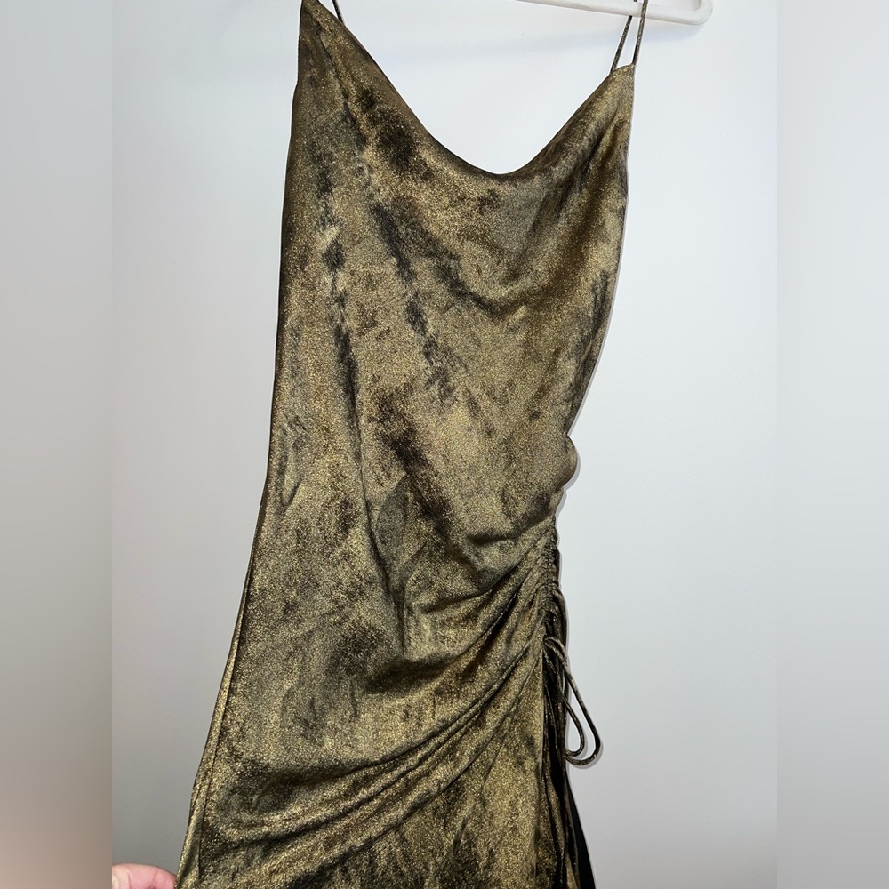 Zara string midi dress